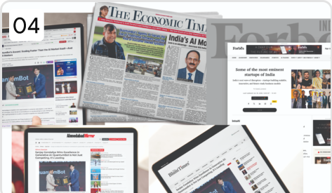Our recognition made headlines across India's leading business and news platforms